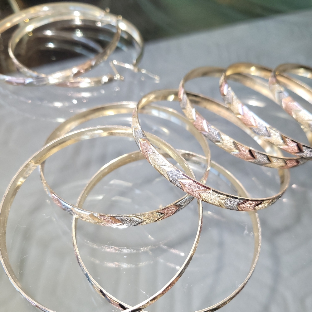 Costume Jewelry Bracelets and Earrings